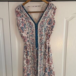 LOFT Multicolor Paisley Maxi Dress